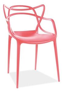 Krzesło TOBY czerwone designerskie Signal TOBYCZ