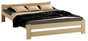 Łóżko drewniane Inter 140x200 eko z materacem piankowym Megana