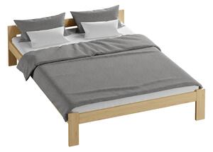 Łóżko drewniane Naba 140x200 EKO z materacem piankowym Megana