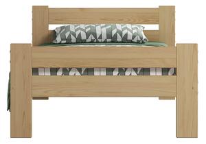 Łóżko drewniane Manta 80x200 nielakierowane sosna