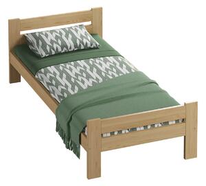 Łóżko drewniane Manta 90x200 EKO z materacem piankowym Megana