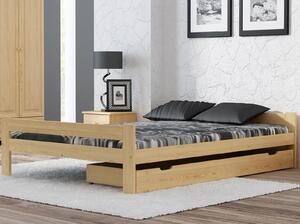 Łóżko drewniane PRIMA 140x200 NIELAKIEROWANE