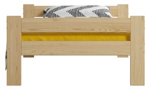 Łóżko drewniane Prima 80x200 nielakierowane