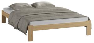 Łóżko drewniane Irys 140x200 EKO z materacem piankowym Megana