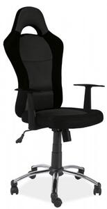 Fotel biurowy czarny Q-039 OBRQ039 OBRQ039, Dodatkowe kółka: Bez dodatkowych kółek