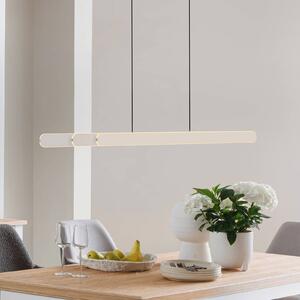 Schöner Wohnen Lampa wisząca ADRIANA ROUND, możliwość ściemniania, kremowy / amber, salon / jadalnia, aluminium, nowoczesny
