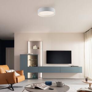 Schöner Wohnen Lampa sufitowa TAVOLI, możliwość ściemniania, biały / opal, salon / jadalnia, metal