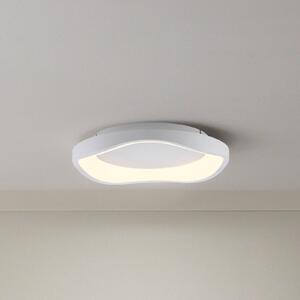 Schöner Wohnen Lampa sufitowa MONTA, możliwość ściemniania, biały / opal, salon / jadalnia, metal, nowoczesny