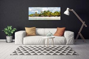 Obraz na Płótnie Plaża Palma Drzewa Krajobraz