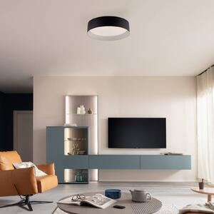 Schöner Wohnen Lampa sufitowa TAVOLI, możliwość ściemniania, czarny, salon / jadalnia, metal