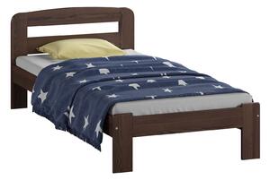 Łóżko drewniane Sara 90x200 z materacem piankowym