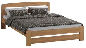 Łóżko drewniane Lidia 140x200 z materacem piankowym