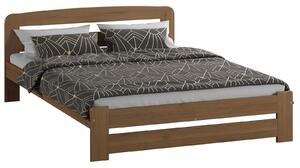 Łóżko drewniane Lidia 160x200 z materacem piankowym