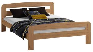Łóżko drewniane Klaudia 140x200 z materacem piankowym