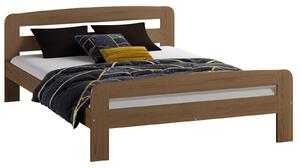 Łóżko drewniane Klaudia 120x200 z materacem kieszeniowym