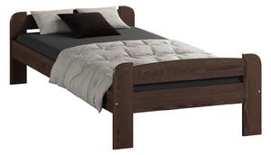 Łóżko drewniane Ania 90x200 z materacem kieszeniowym
