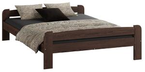 Łóżko drewniane Ania 140x200 z materacem kieszeniowym