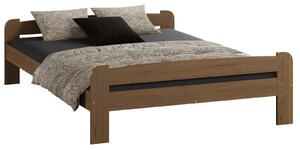 Łóżko drewniane Ania 140x200 z materacem kieszeniowym