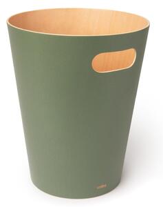 Zielony biurowy kosz na śmieci 7,5 l Woodrow – Umbra