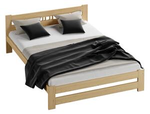 Łóżko ekologiczne drewniane Oliwia 140x200 nielakierowane