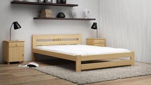 Łóżko ekologiczne drewniane Oliwia 160x200 nielakierowane