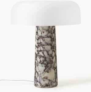 Lampa stołowa z marmurową podstawą Carla