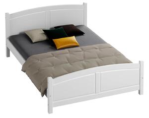 Łóżko drewniane Mela 140x200 białe