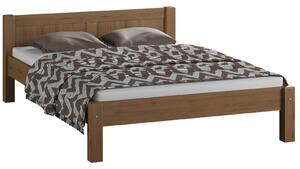 Łóżko drewniane Wiktoria 160x200 z materacem kieszeniowym