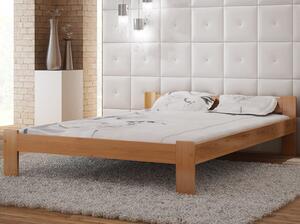 Łóżko drewniane Celinka 120x200 z materacem piankowym