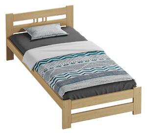 Łóżko ekologiczne drewniane Oliwia 80x200 nielakierowane