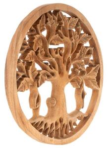 Dekoracja drewniana ręcznie robiona drzewo życia 30 cm