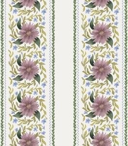 Tapety Pionowe kwiatowe paski w odcieniach liliowo-niebieskich, Tapety Z kwiatami, a00809 : Uwalls.pl