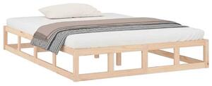 Podwójne sosnowe łóżko 140x200 - Kaori 5X