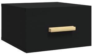 Czarna wisząca szafka nocna z szufladą - Apuss