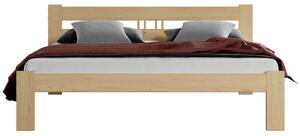 Łóżko ekologiczne drewniane Emilia 160x200 nielakierowane
