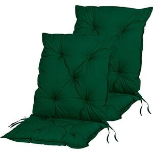 STILISTA Zestaw 2 poduszek do krzeseł niskich, zielony