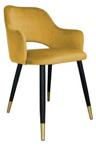 Krzesło Milano noga czarna/złota MG15