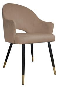 Krzesło Velvet noga czarna/złota MG06