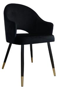 Krzesło Velvet noga czarna/złota MG19