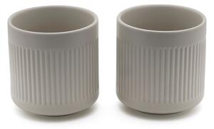 Szare porcelanowe filiżanki zestaw 2 szt. 300 ml Skagen – Bredemeijer