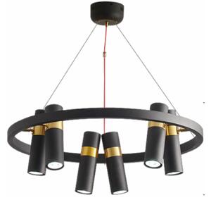 Torch Ring Midi - 6 reflektorów - żyrandol 65cm
