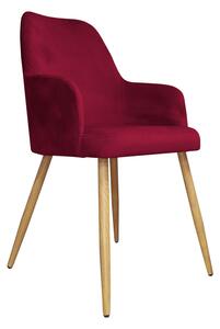 Krzesło WESTA noga dąb MG31 czerwony
