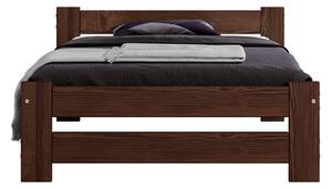 Łóżko drewniane Inter 90x200 eko orzech