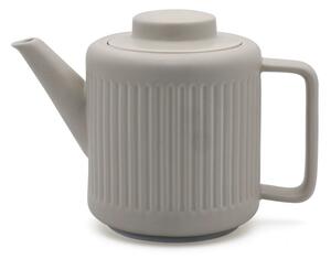 Szary porcelanowy dzbanek do herbaty z sitkiem 1,2 l Skagen – Bredemeijer