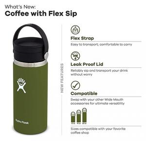 Kubek termiczny Hydro Flask 473 ml Coffee Wide Mouth Flex Sip (hibiscus)
