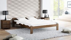 WYPRZEDAŻ Łóżko drewniane Naba 140x200 eko ORZECH
