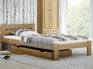 Łóżko drewniane Mato 90x200 eko dąb