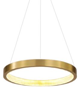 Zing Ring 60 A - żyrandol LED 60cm pierścień złoty mosiądz