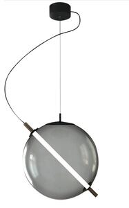 Booz - nowoczesna lampa wisząca kula LED