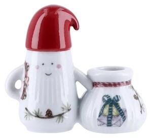 Ceramiczny świecznik ze świątecznym motywem Hammershøi Christmas Father Elf – Kähler Design